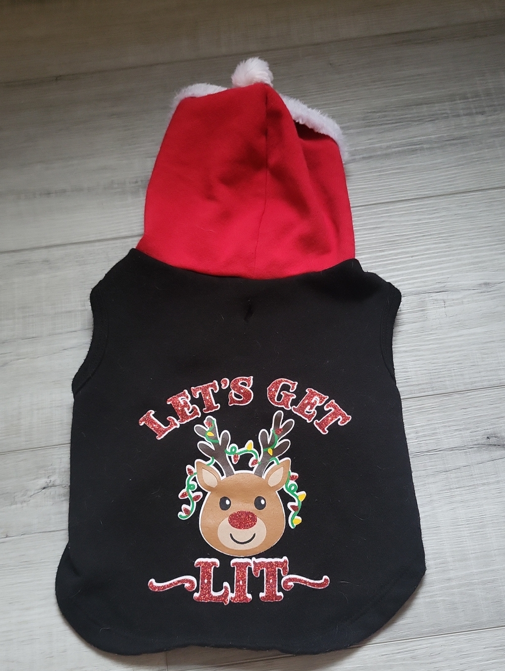 "Let's Get Lit" Dog Sweater